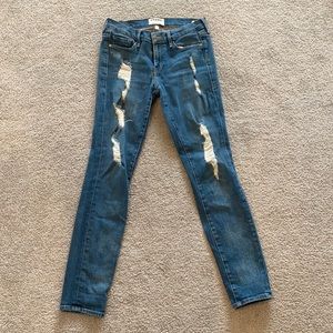 Frame denim mid rise jeans